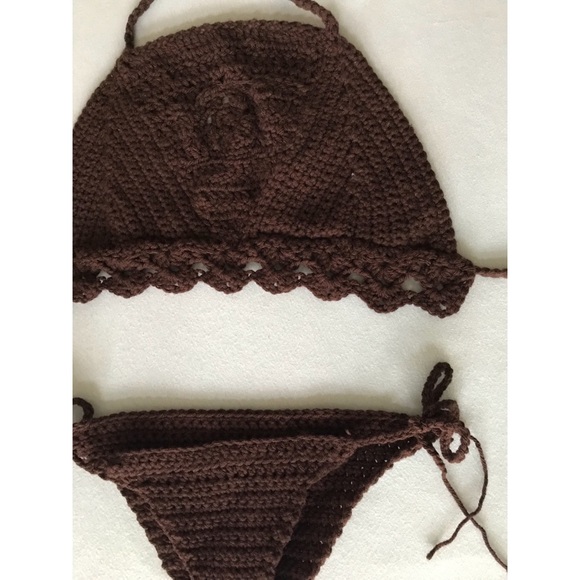 Handmade Crochet Top & Bikini Bottom - Picture 4 of 6